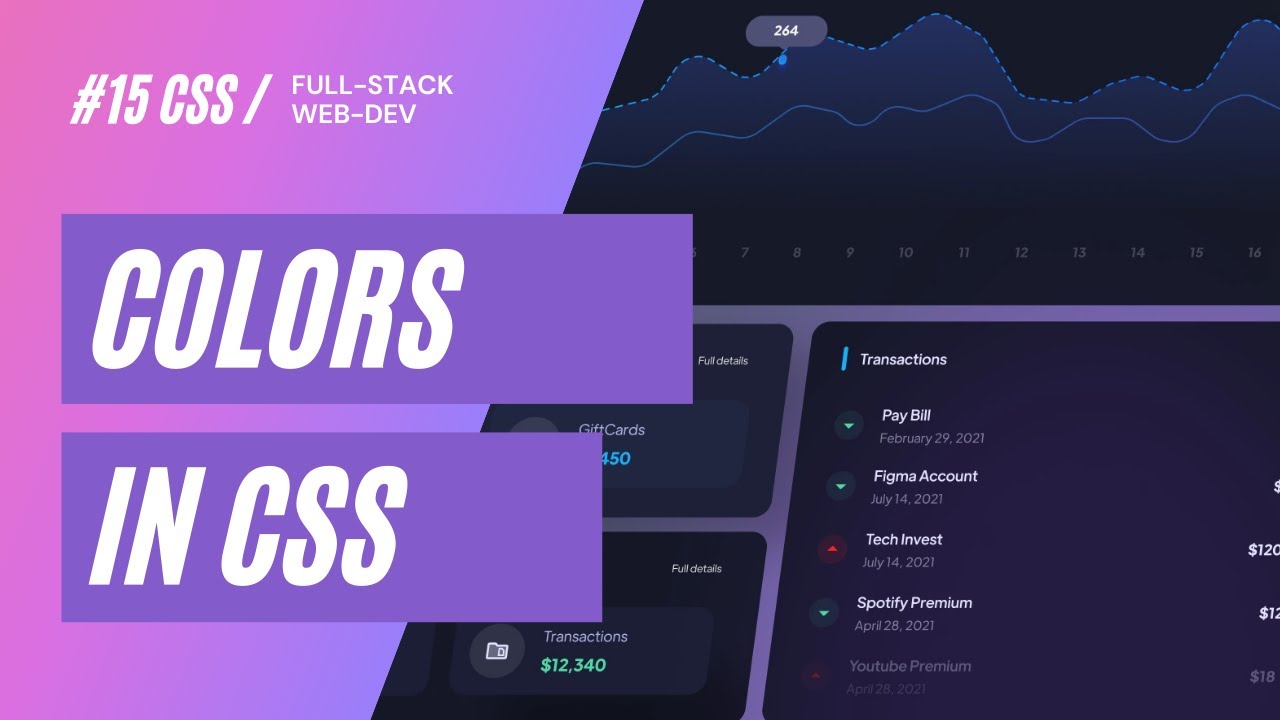 Video thumbnail for Colors In CSS | Full-Stack Web-Development Course #15