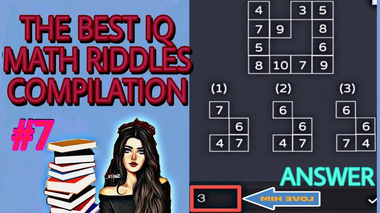 'Video thumbnail for Synthesize the best IQ Math Riddles | Training to improve Mathematical thinking | Increase IQ part 7'