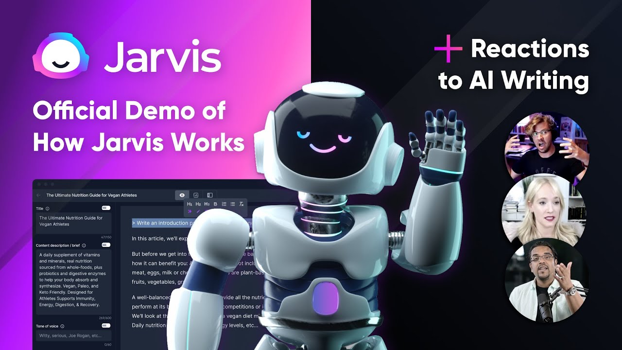 'Video thumbnail for Jarvis ai Review NOW JASPER AI & Free Trial with 10000 Words Expiring!'