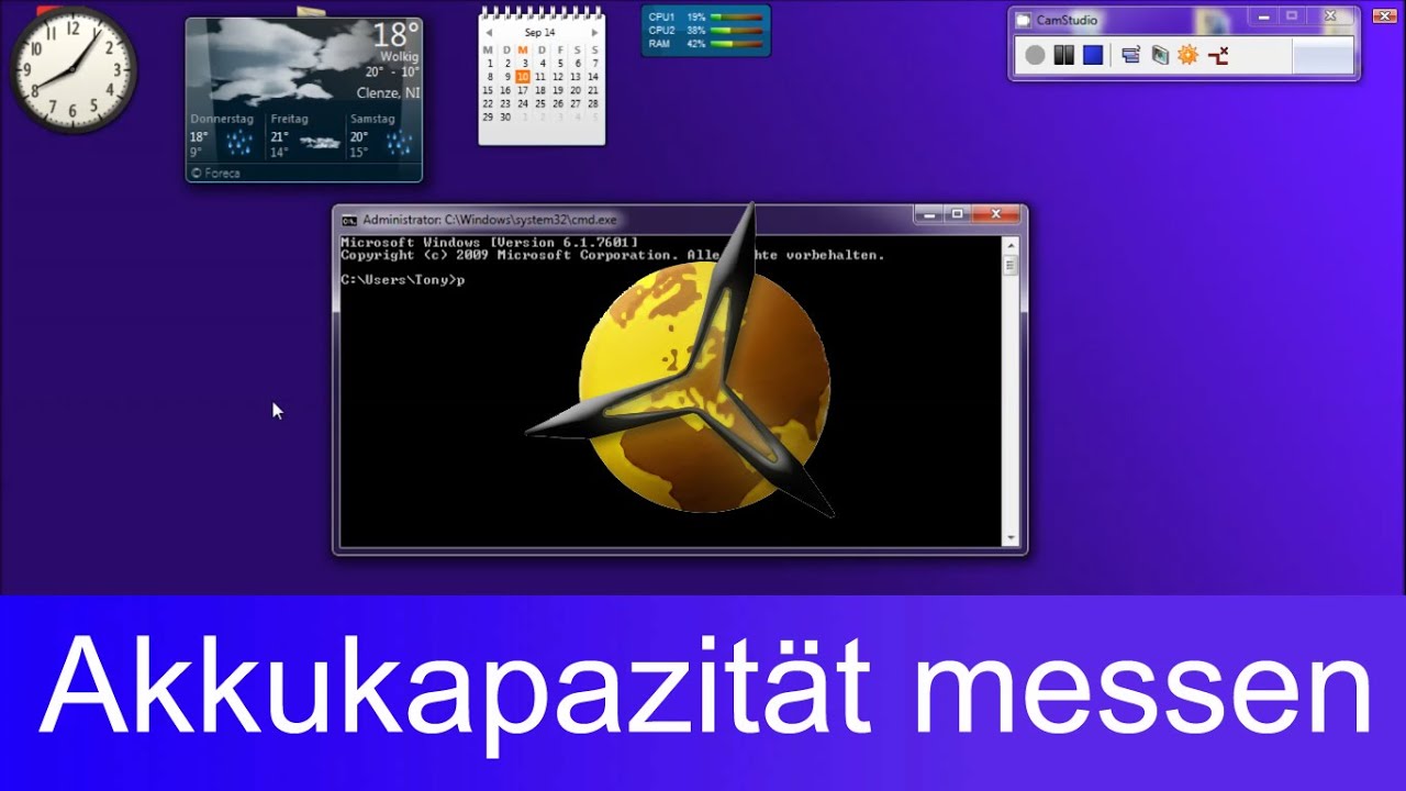'Video thumbnail for Notebook: Akkukapazität (Akkuleistung) selber messen'