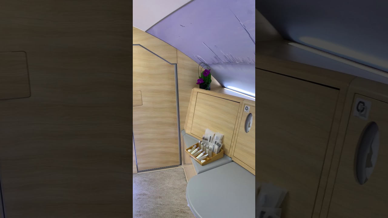 'Video thumbnail for Emirates EK231 First Class A380 Dubai (DXB) to Washington DC (IAD)'
