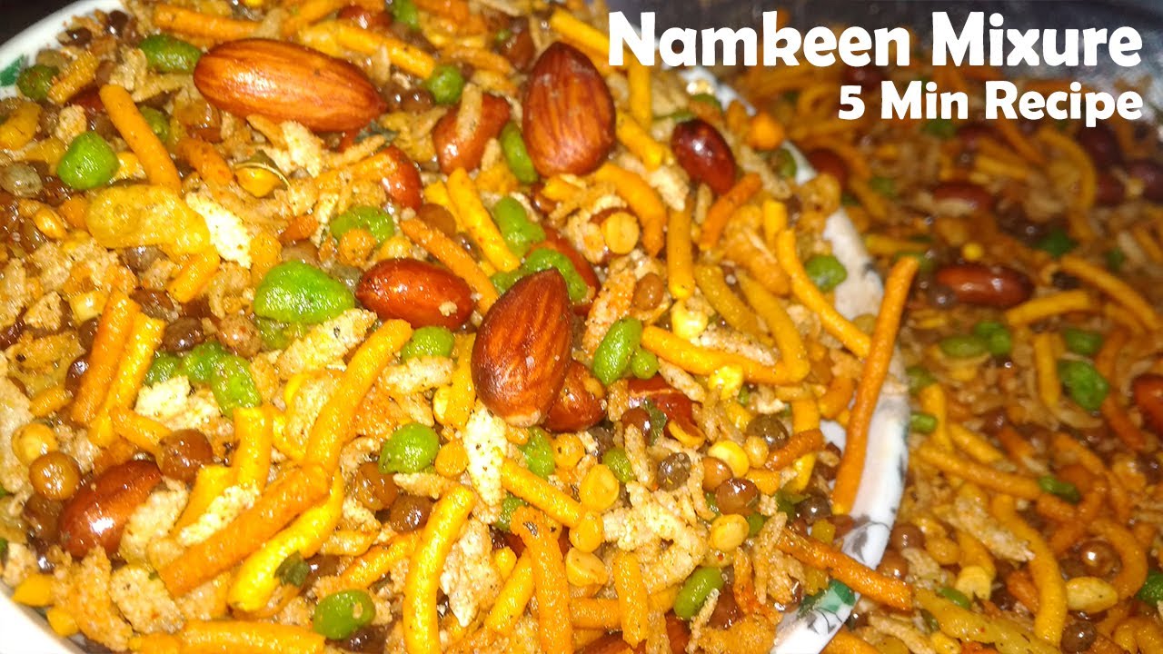 Video thumbnail for नमकीन मिक्सचर बनाने का सही तरीका / Holi Special Namkeen Mixure Complete Process / Namkeen Making