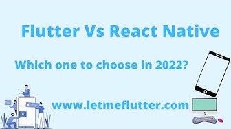 'Video thumbnail for Flutter Vs React Native 2022 - Flutter Vs React 2022'