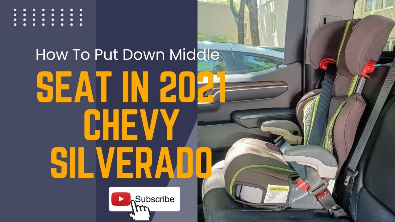 How to Put down Center Console in Chevy Silverado 2022  