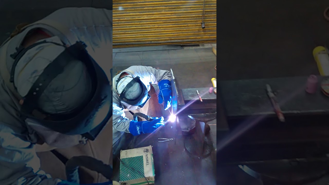 Video thumbnail for TIG welding (GTAW) in 3G position (Vertical uphill) groove weld