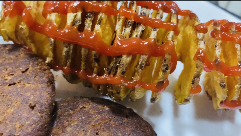 Video thumbnail for French fries , chicken ball and Halim