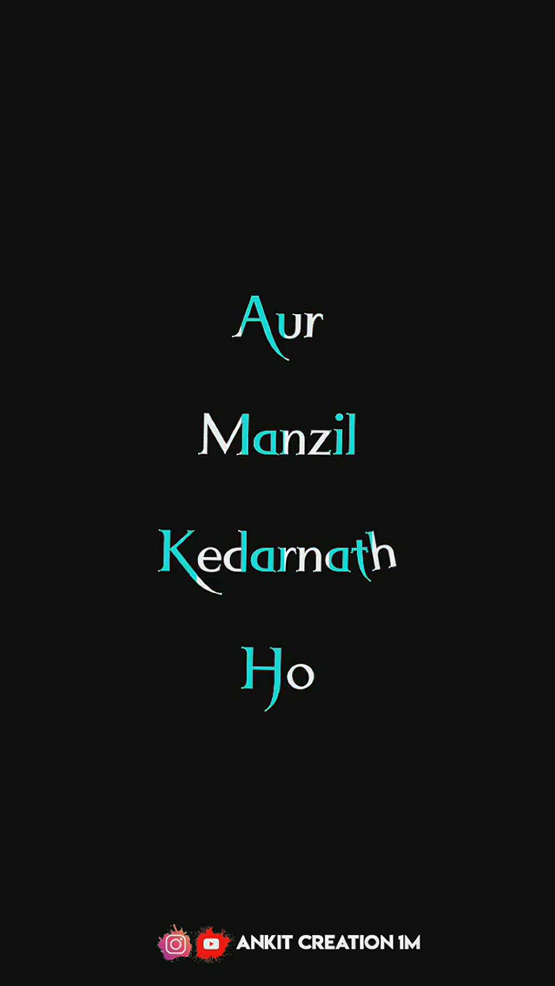 Video thumbnail for Manzil Kedarnath black screen