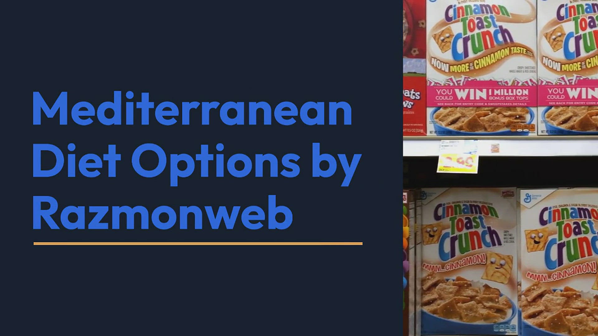 'Video thumbnail for Mediterranean Diet Options by Razmonweb'