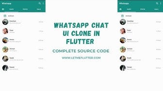 'Video thumbnail for WhatsApp Chat Screen UI In Flutter | Complete Flutter Tutorial | Free Source Code'