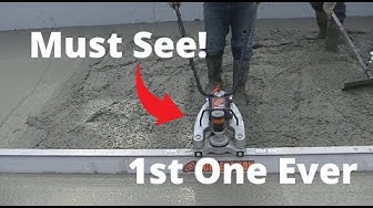 'Video thumbnail for NEW! Battery Powered Concrete Screed (MBW ScreeDemon) Vibratory Screed'
