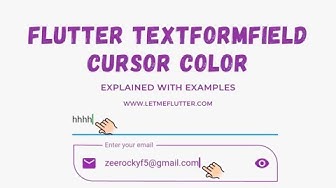 'Video thumbnail for Flutter Tutorial: Flutter Textformfield Cursor Color Customization'