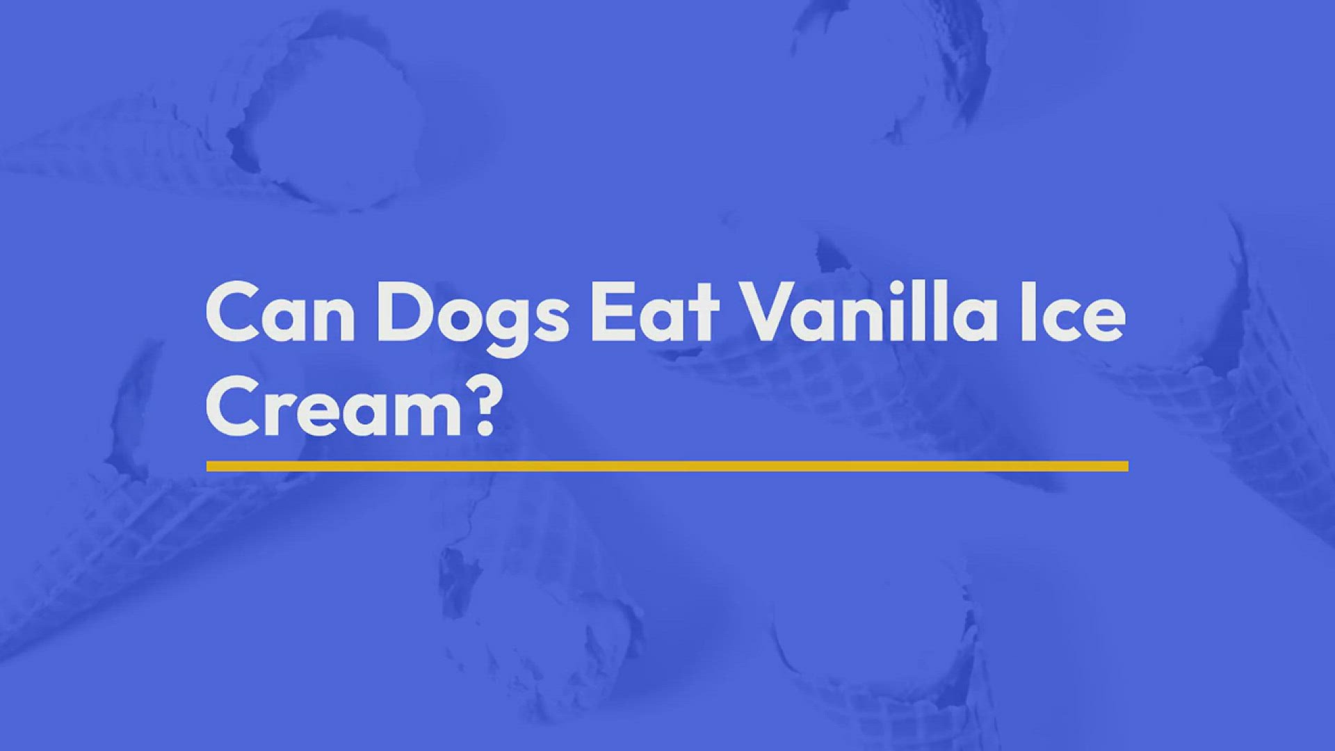 Video thumbnail for Can Dogs Eat Vanilla Ice Cream