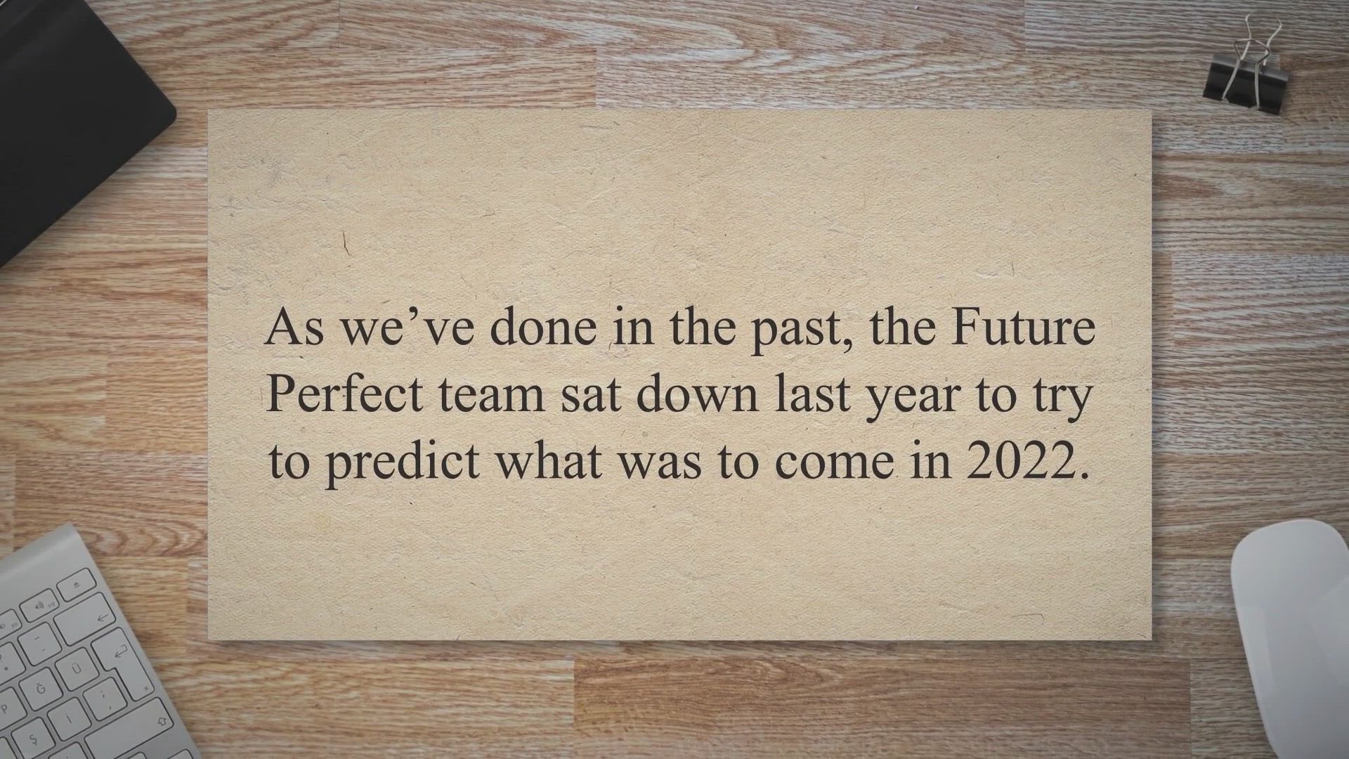 Video thumbnail for 22 predictions we made in 2022, and the 6 we got wrong