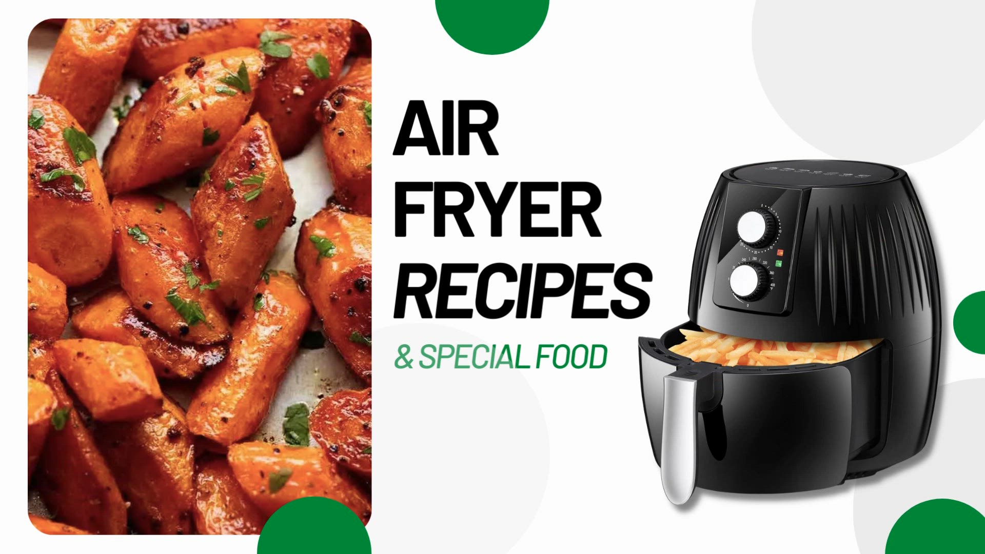 'Video thumbnail for Air Fryer Recipe - Roasted Carrots'