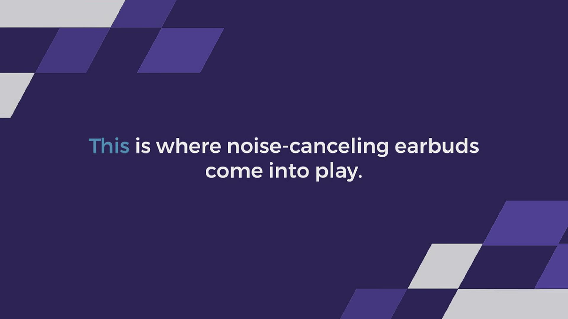 Video thumbnail for Do Noise Cancelling Earbuds Protect Hearing?