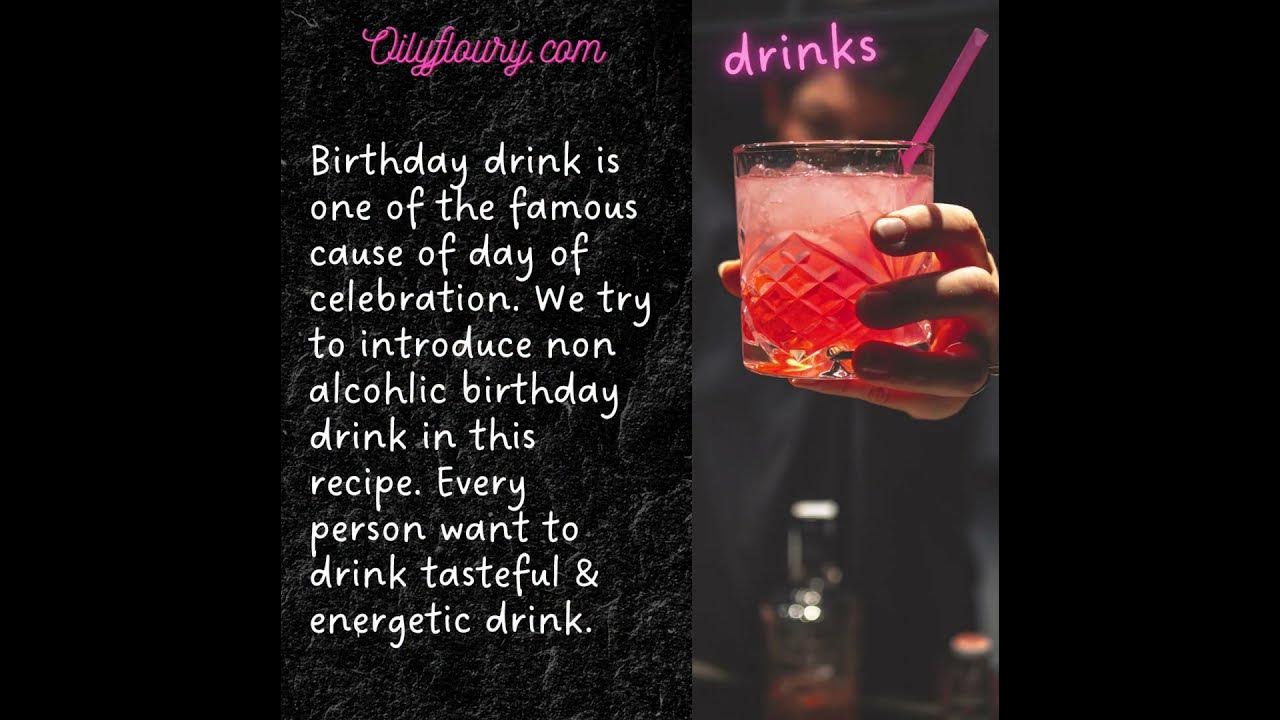 Video thumbnail for Birthday Drink Recipe