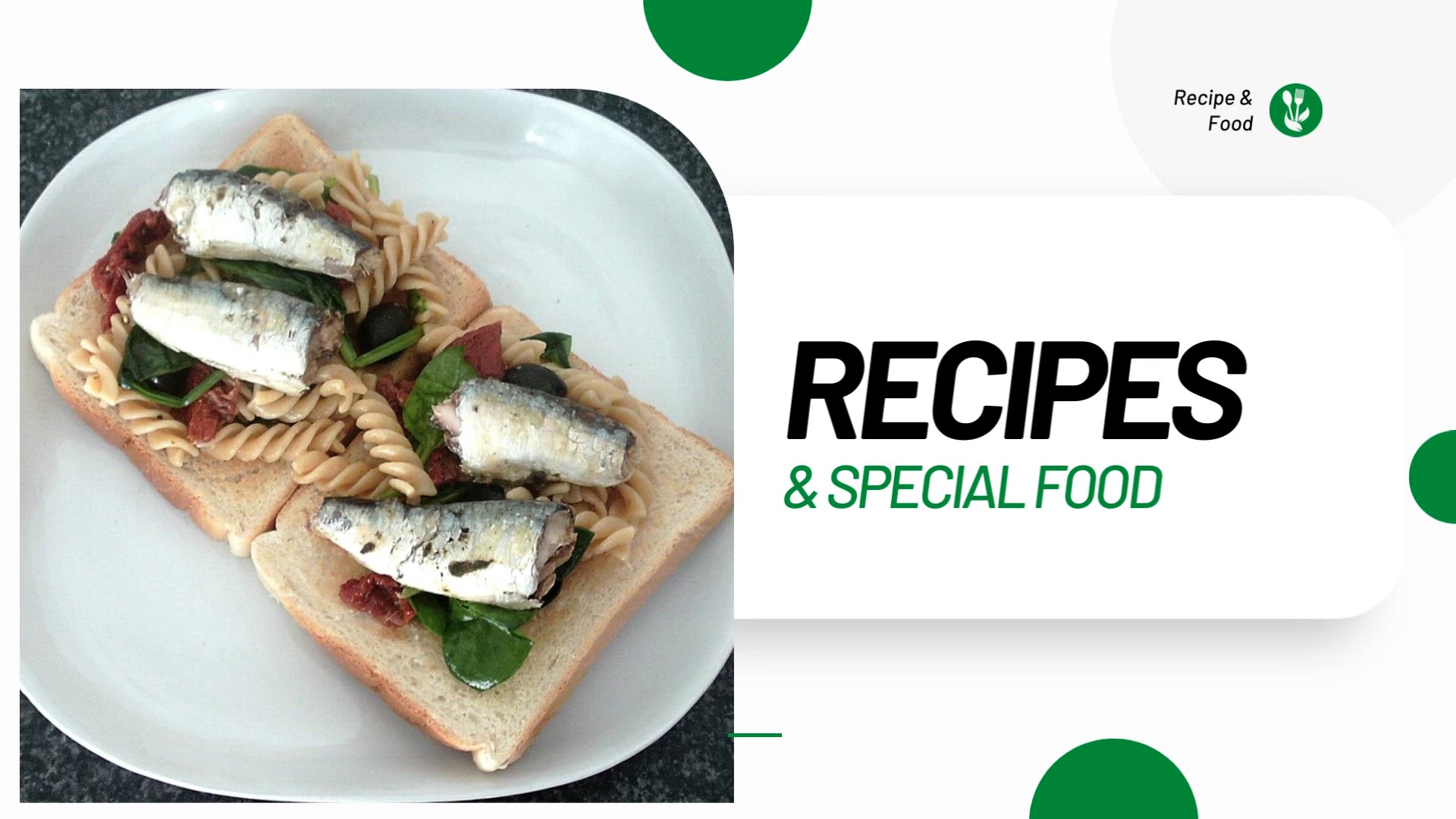 'Video thumbnail for Healthy Sardines with whole grain toast Recipe'