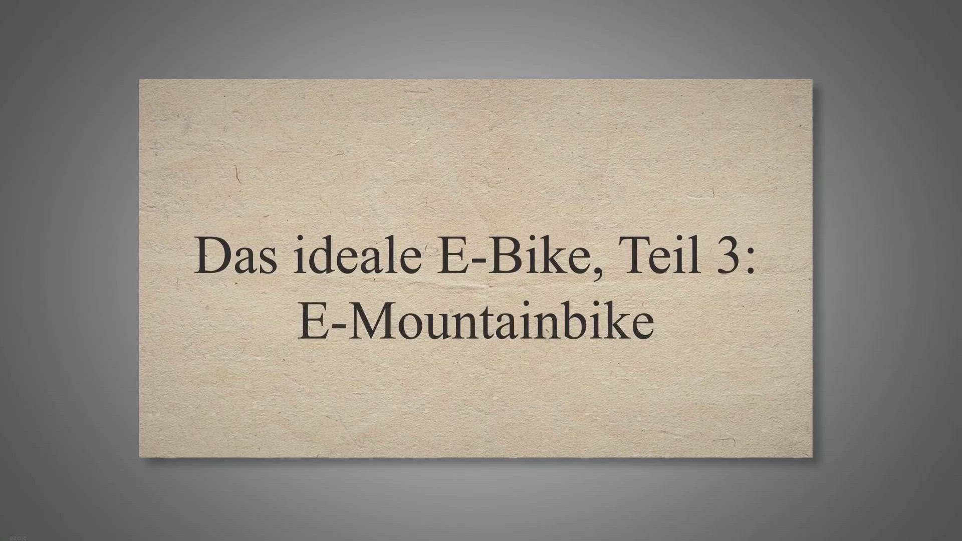 Video thumbnail for Kaufberatung E-Bike, Teil 3: E-MTB