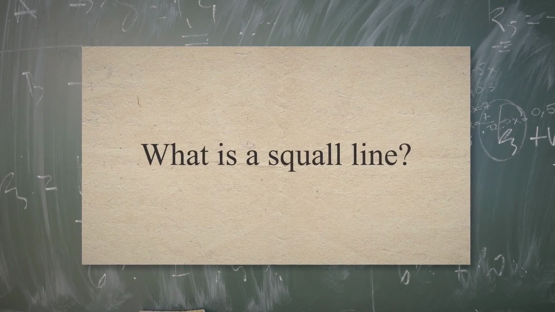 Video thumbnail for What is a Squall Line? This Stormy Summer Event Explained
