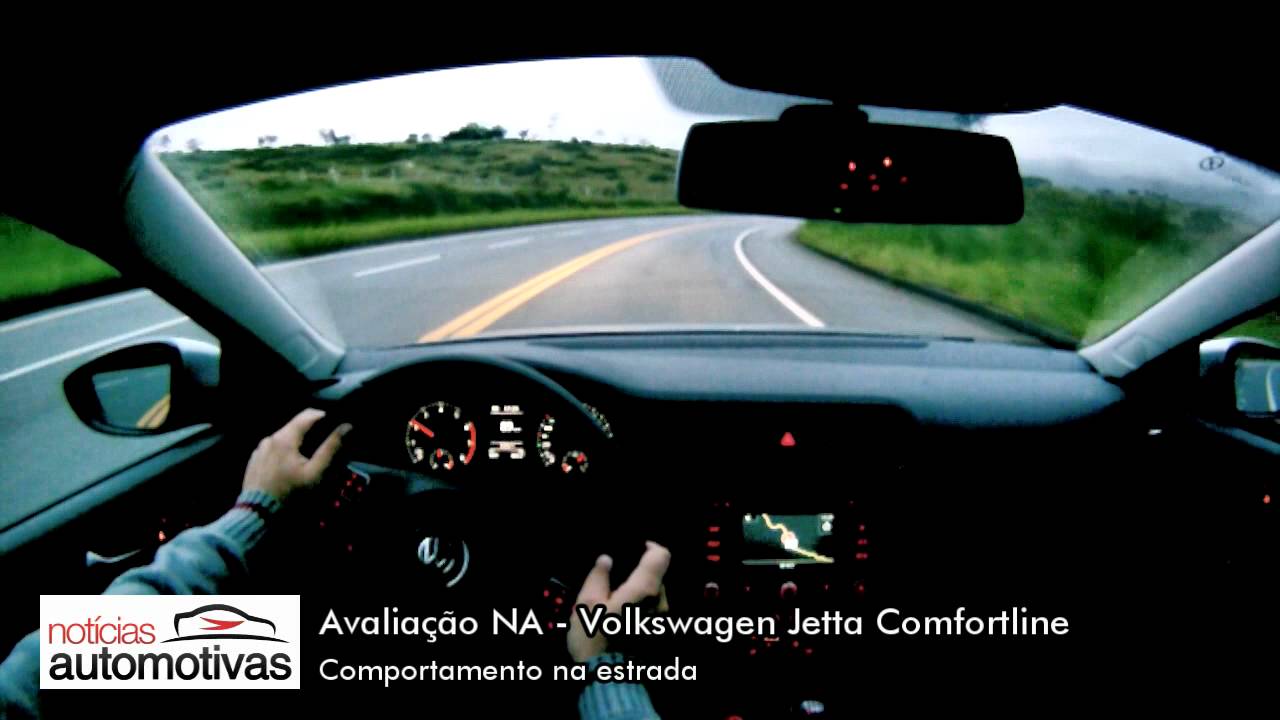 'Video thumbnail for Volkswagen Jetta Comfortline - Estrada - NoticiasAutomotivas.com.br'