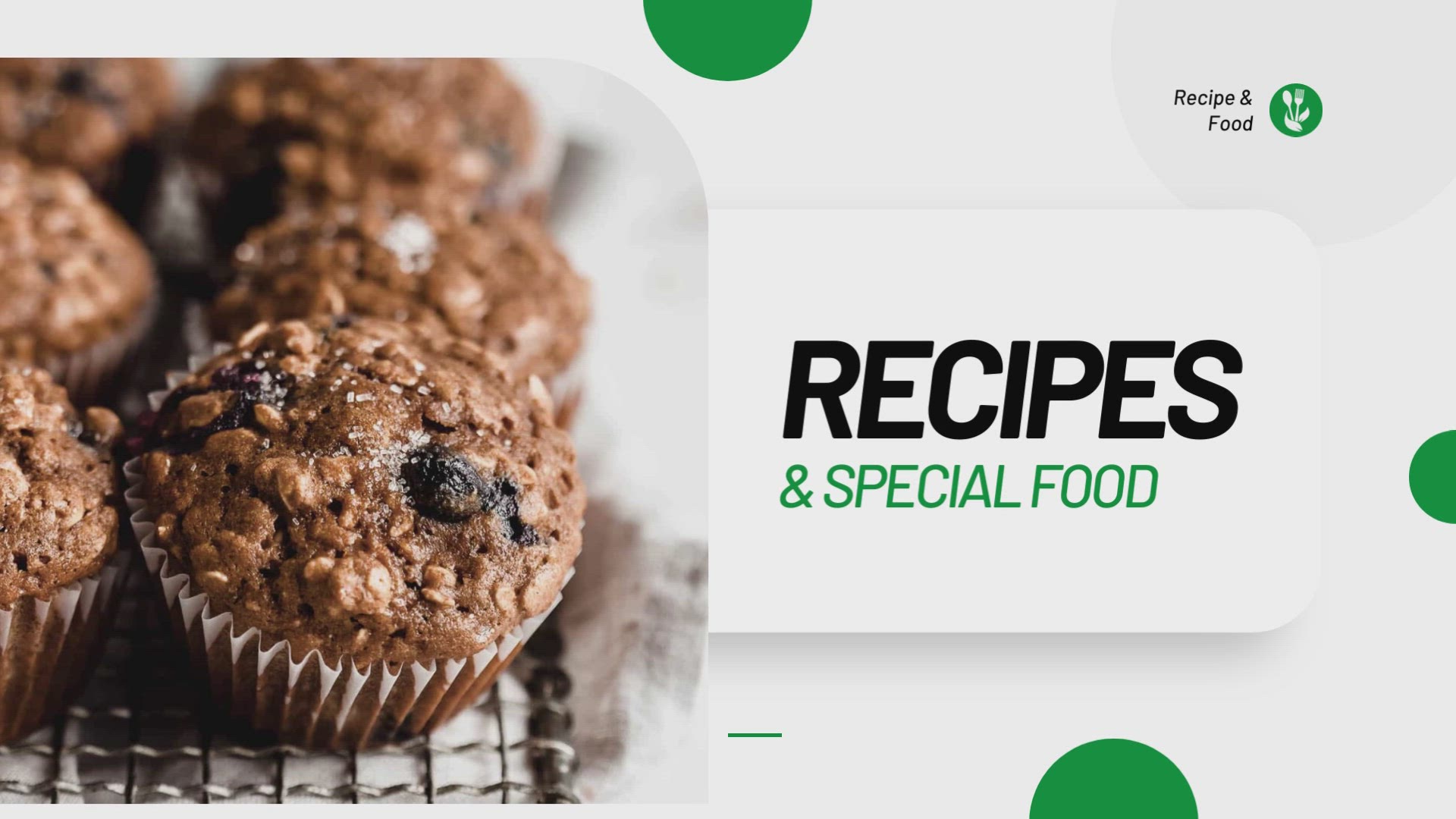 'Video thumbnail for Oatmeal Muffins Recipes'