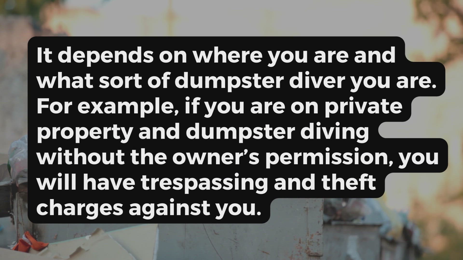 Video thumbnail for Dumpster Diving in Mississippi