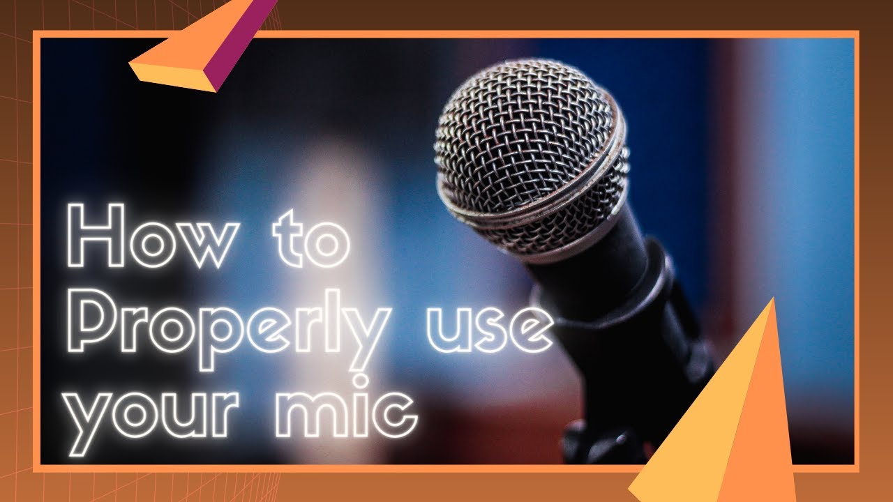Video thumbnail for How to get the most out of your microphone #shorts