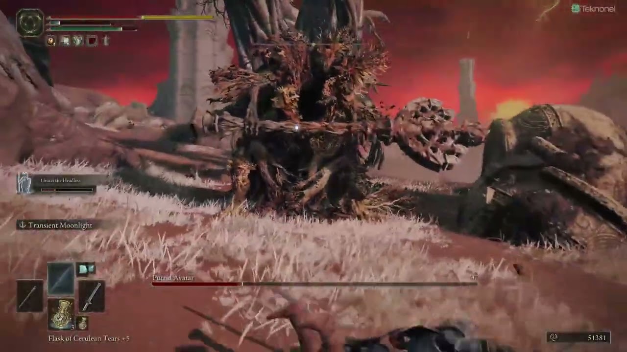 Elden Ring Putrid Avatar Boss Location near Smoldering Church ...