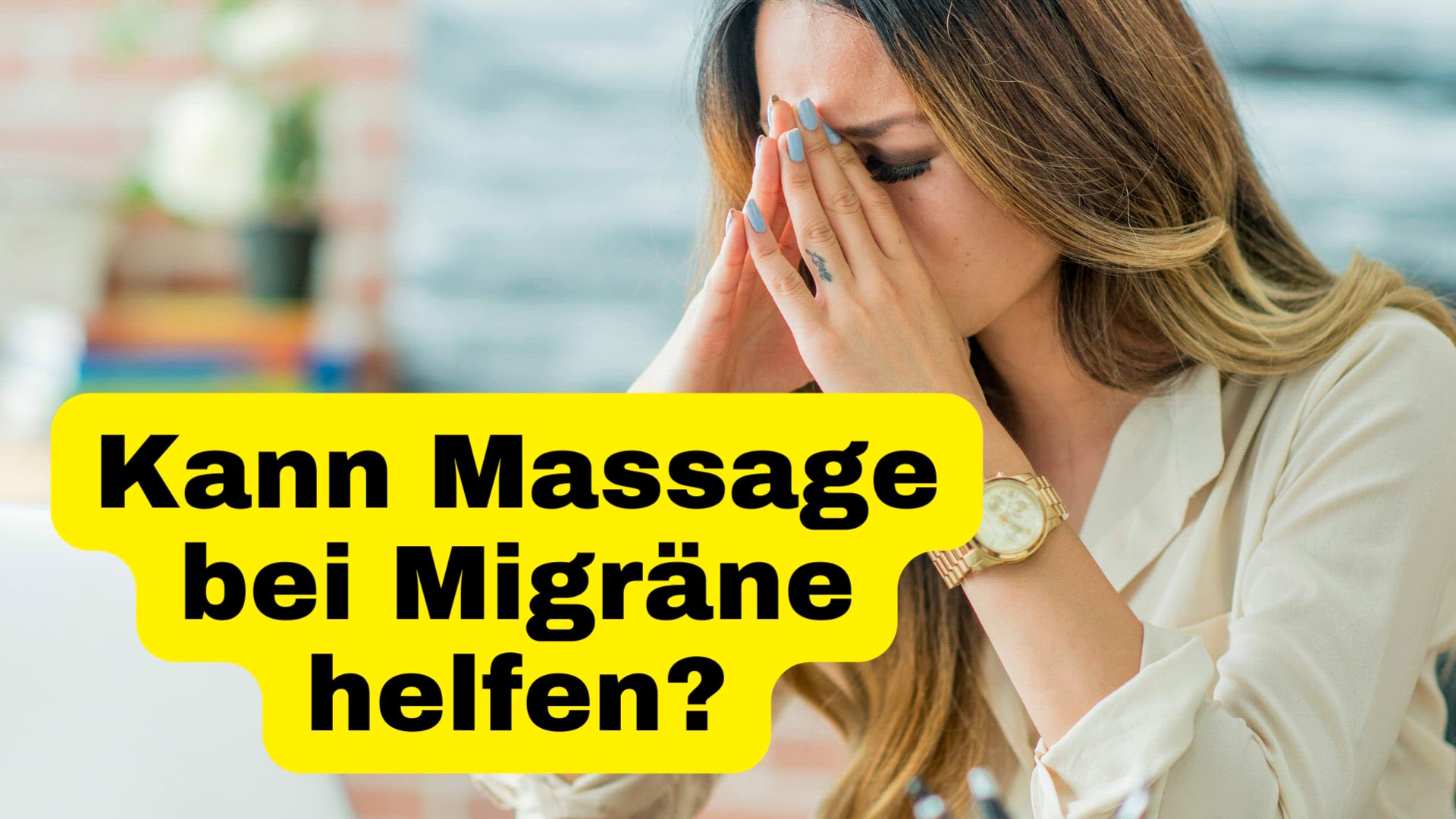 'Video thumbnail for Kann Massage bei Migräne helfen?'