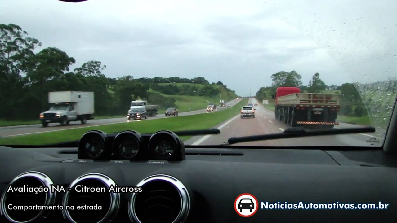 'Video thumbnail for Citroen Aircross - Comportamento na estrada - NoticiasAutomotivas.com.br'