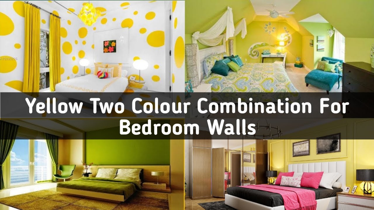 'Video thumbnail for Yellow Two Colour Combination For Bedroom Walls'