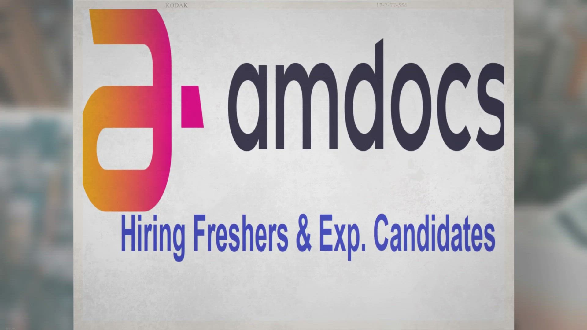 Video thumbnail for Amdocs Recruitment 2023 | Amdocs Careers Link | Freshers Apply Now