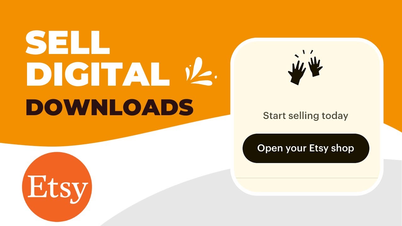 'Video thumbnail for How to Make Money Selling Digital Downloads on Etsy! (Step by Step)'