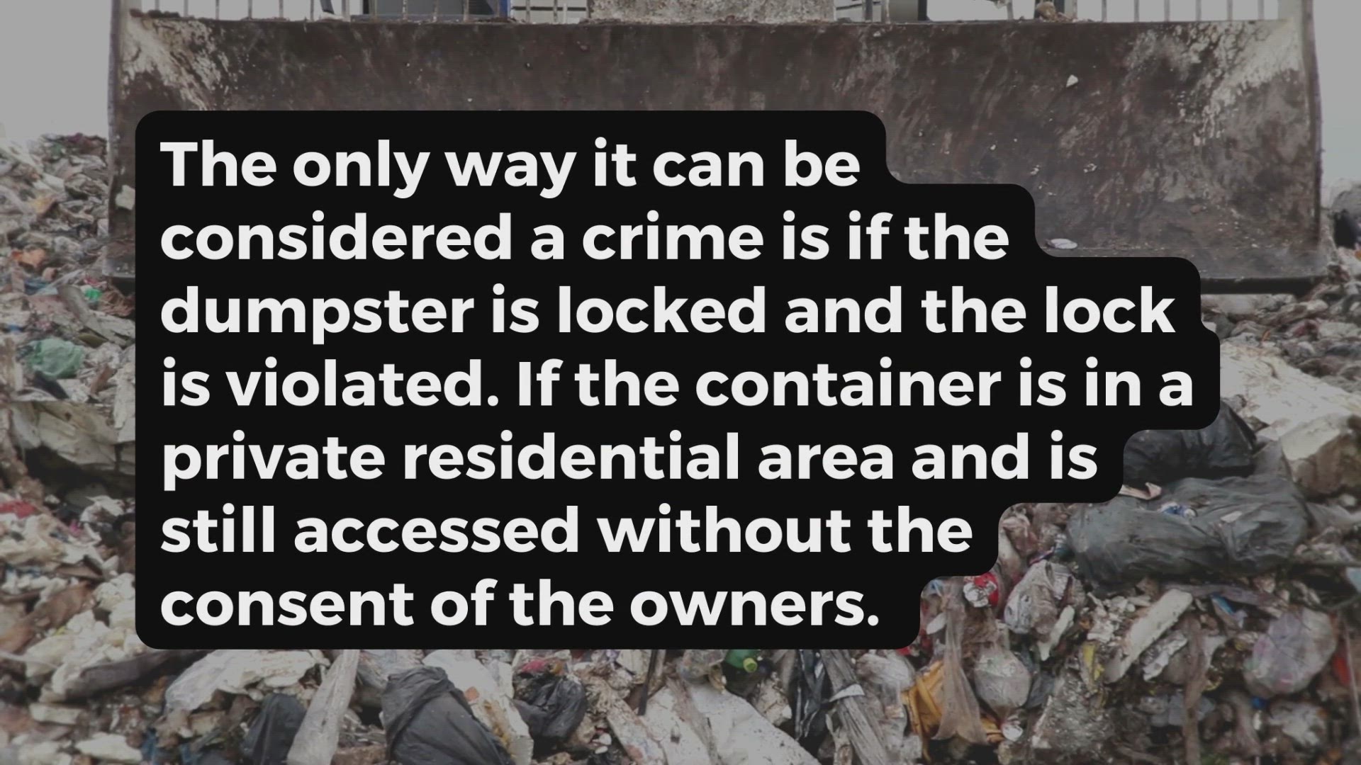 Video thumbnail for Dumpster Diving in Florida