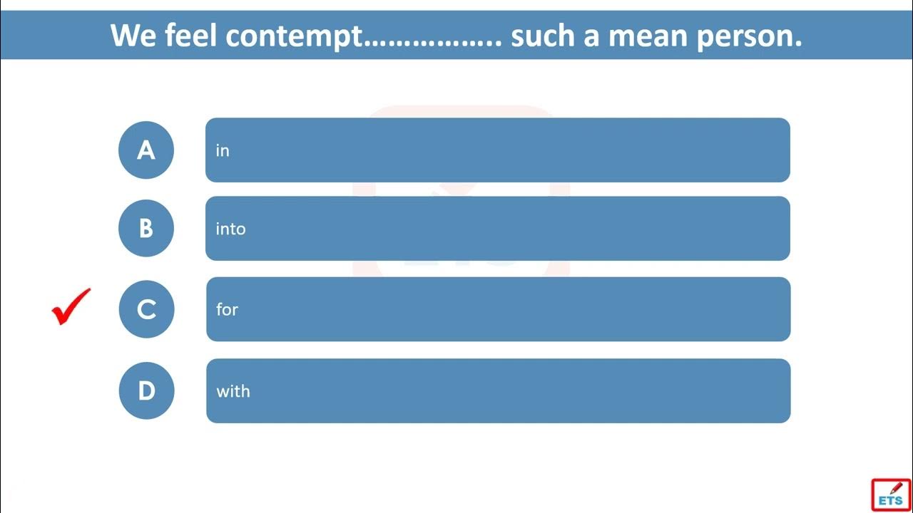 'Video thumbnail for English Verb Tenses: English Prepositions Quiz 39'