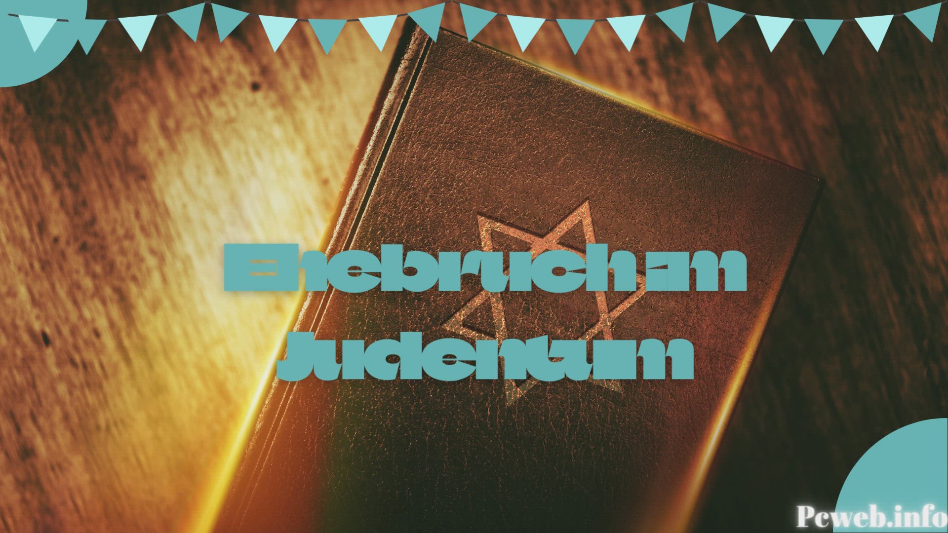 Video thumbnail for Ehebruch im Judentum