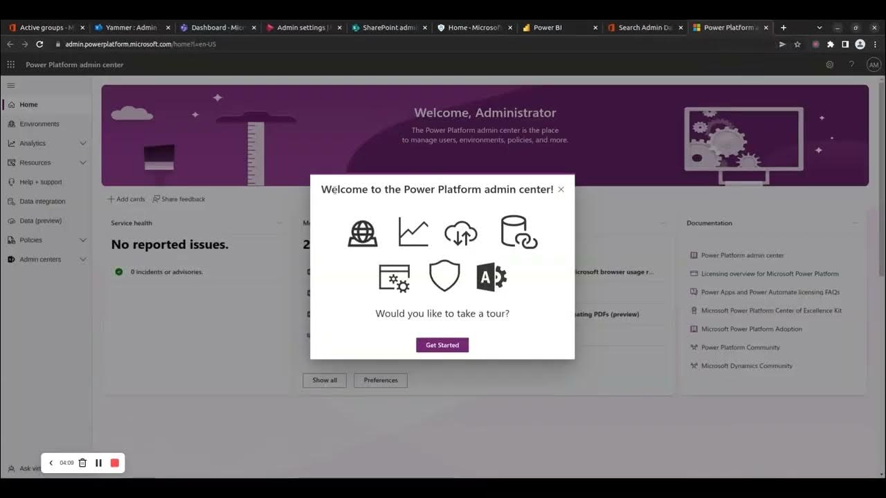 'Video thumbnail for How to access all Microsoft 365 admin centers'