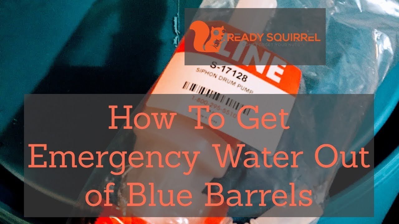 'Video thumbnail for Easily extract Emergency Water from your water barrels.'
