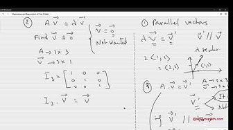 'Video thumbnail for Eigenvalues and Eigenvectors of a 3 by 3 Matrix'
