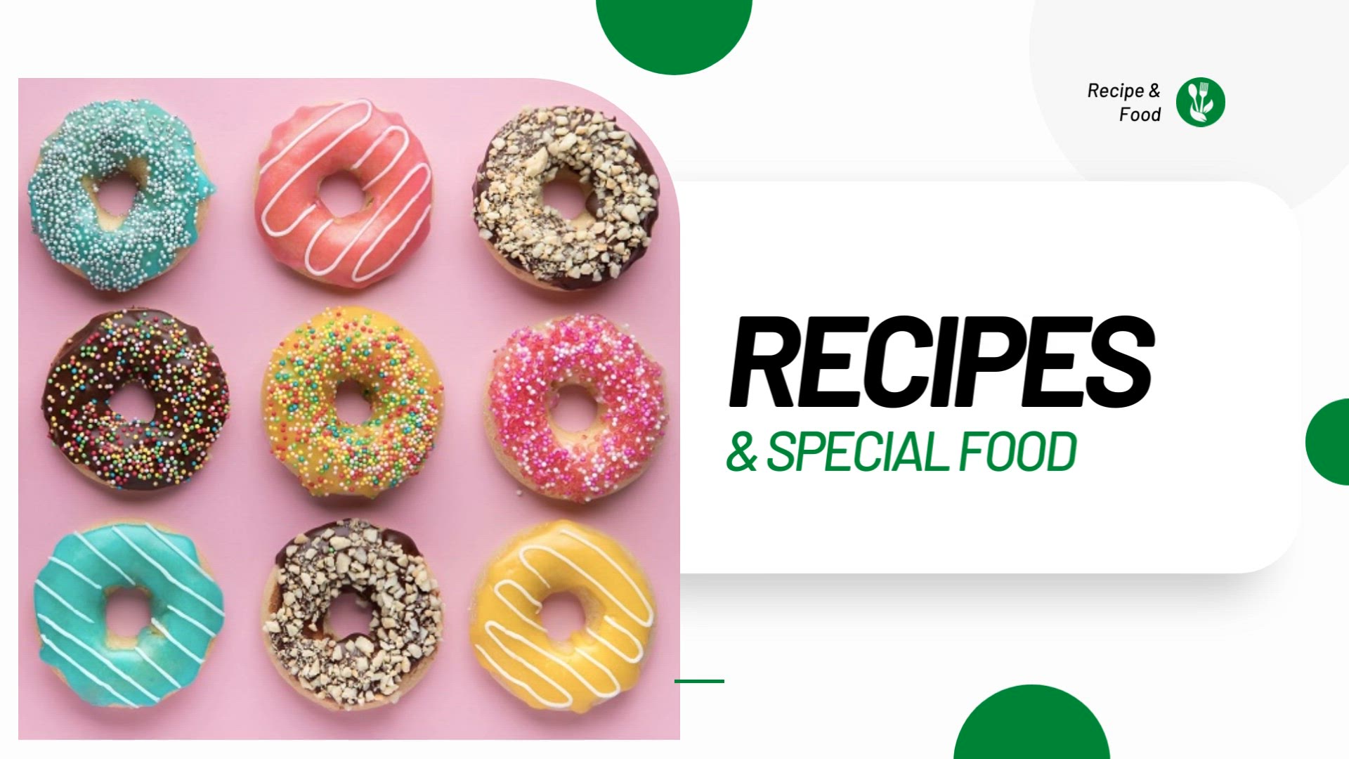 'Video thumbnail for Doughnut Recipe'