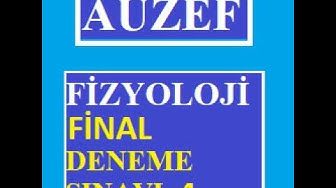 'Video thumbnail for Fizyoloji Final Deneme Sınavı-4'