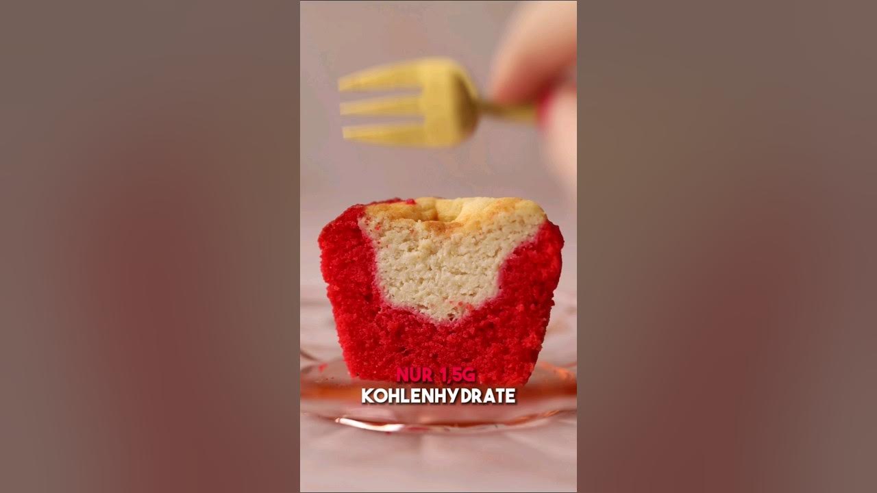 Video thumbnail for Muffin mit nur 1,5g Kohlenhydraten, da sparst du 90% 😍