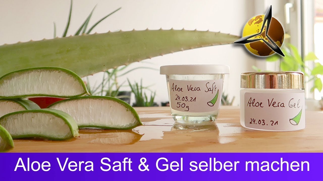 'Video thumbnail for Aloe Vera Gel und Saft selber machen'