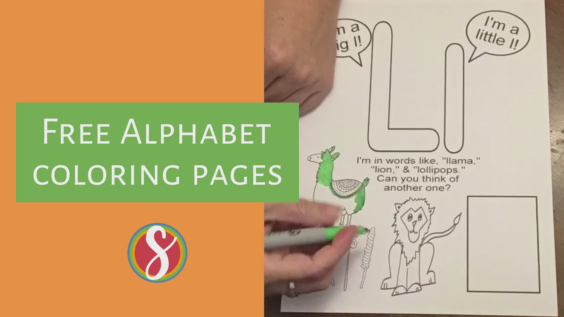'Video thumbnail for Free Letter L Coloring Page'