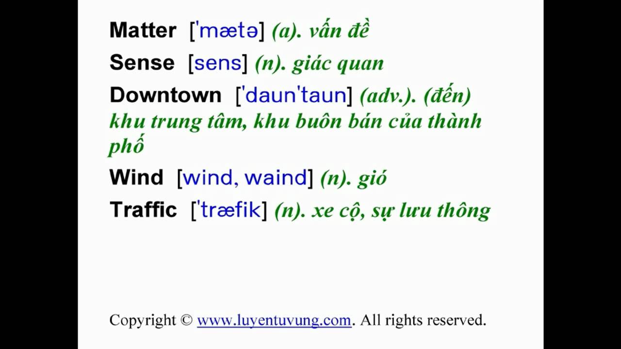 'Video thumbnail for Learn English Vocabulary - Grade 6 - Unit 10 - Lesson 01'