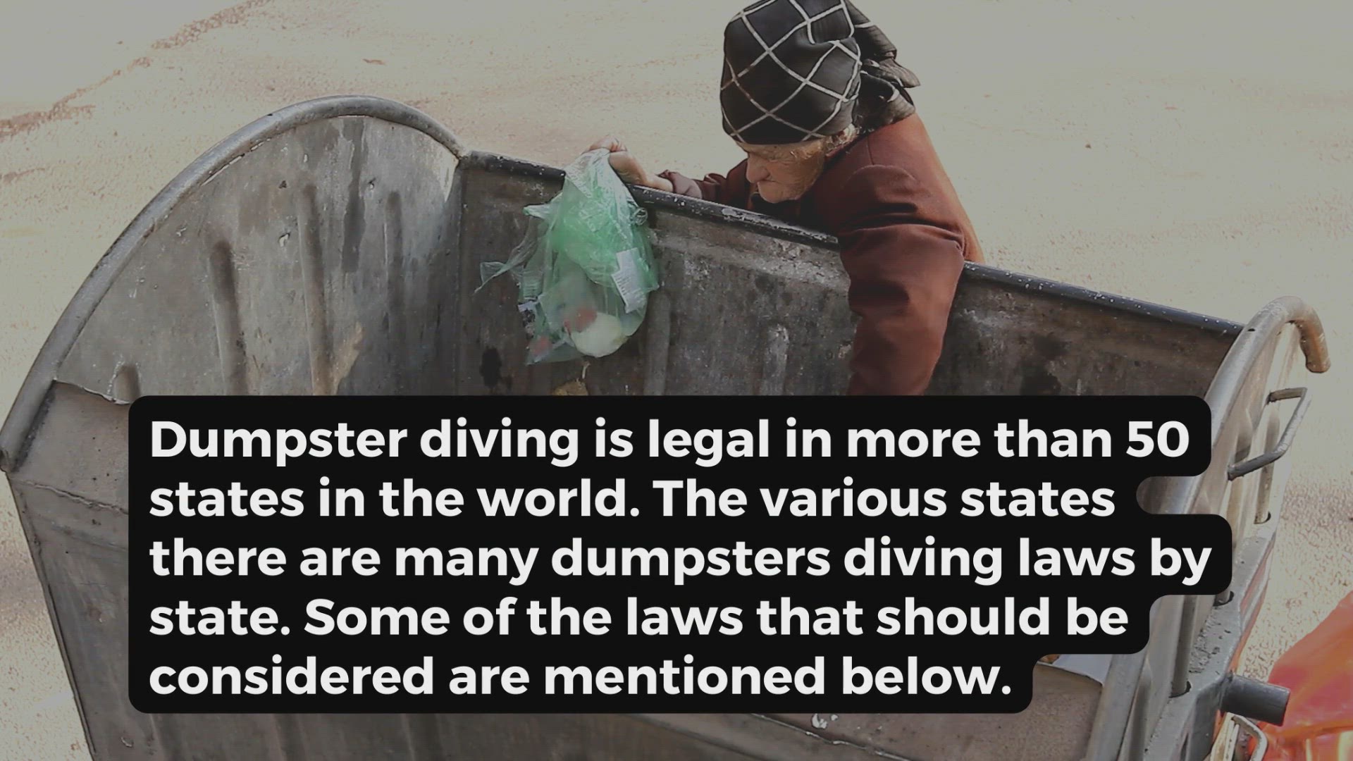 Video thumbnail for Georgia dumpster diving laws