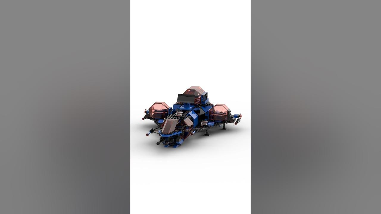 Video thumbnail for LEGO Space MOC Grand Mission Commander LEGO Spaceship Animated Build