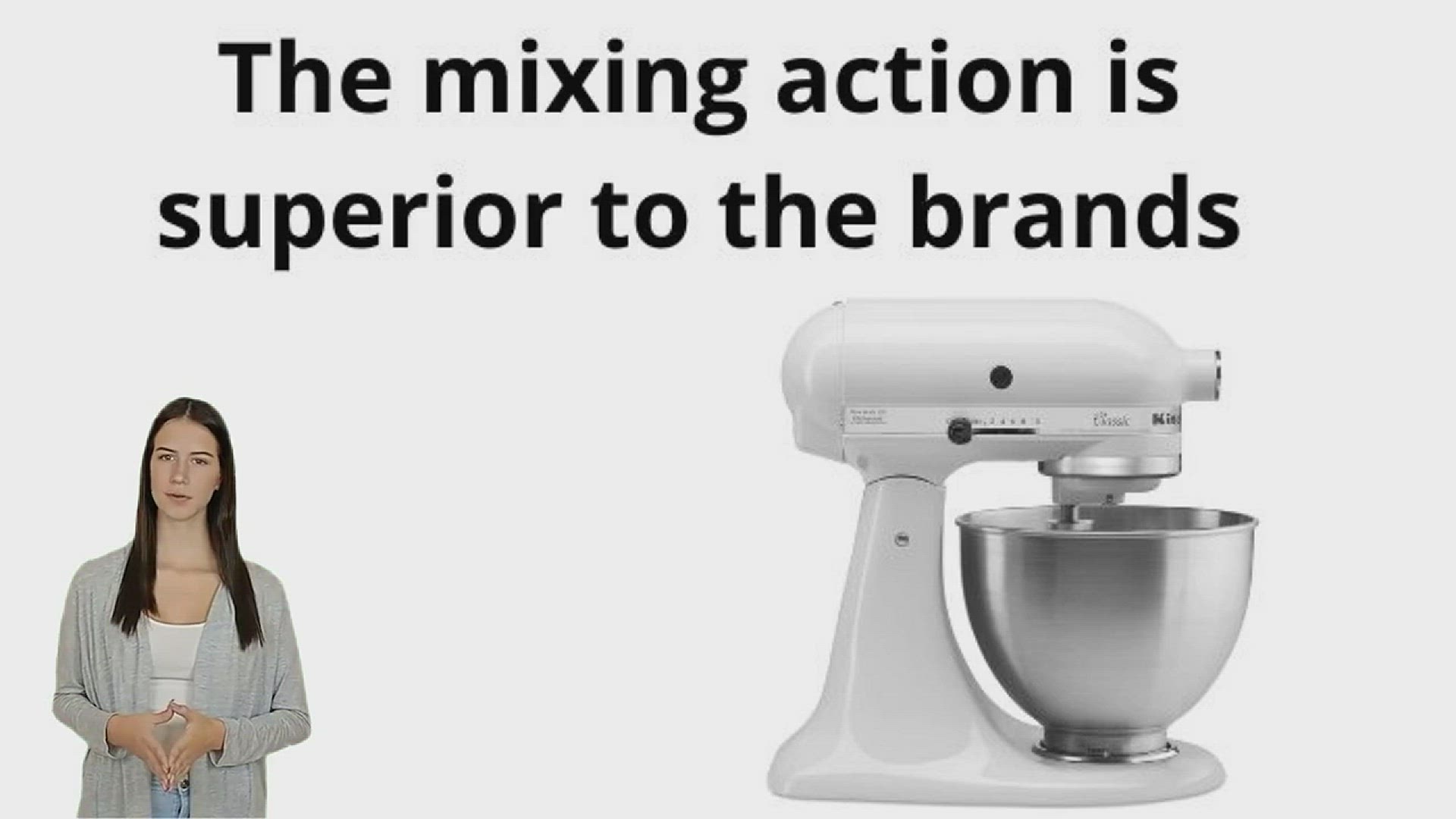 Video thumbnail for kitchenaid mixer