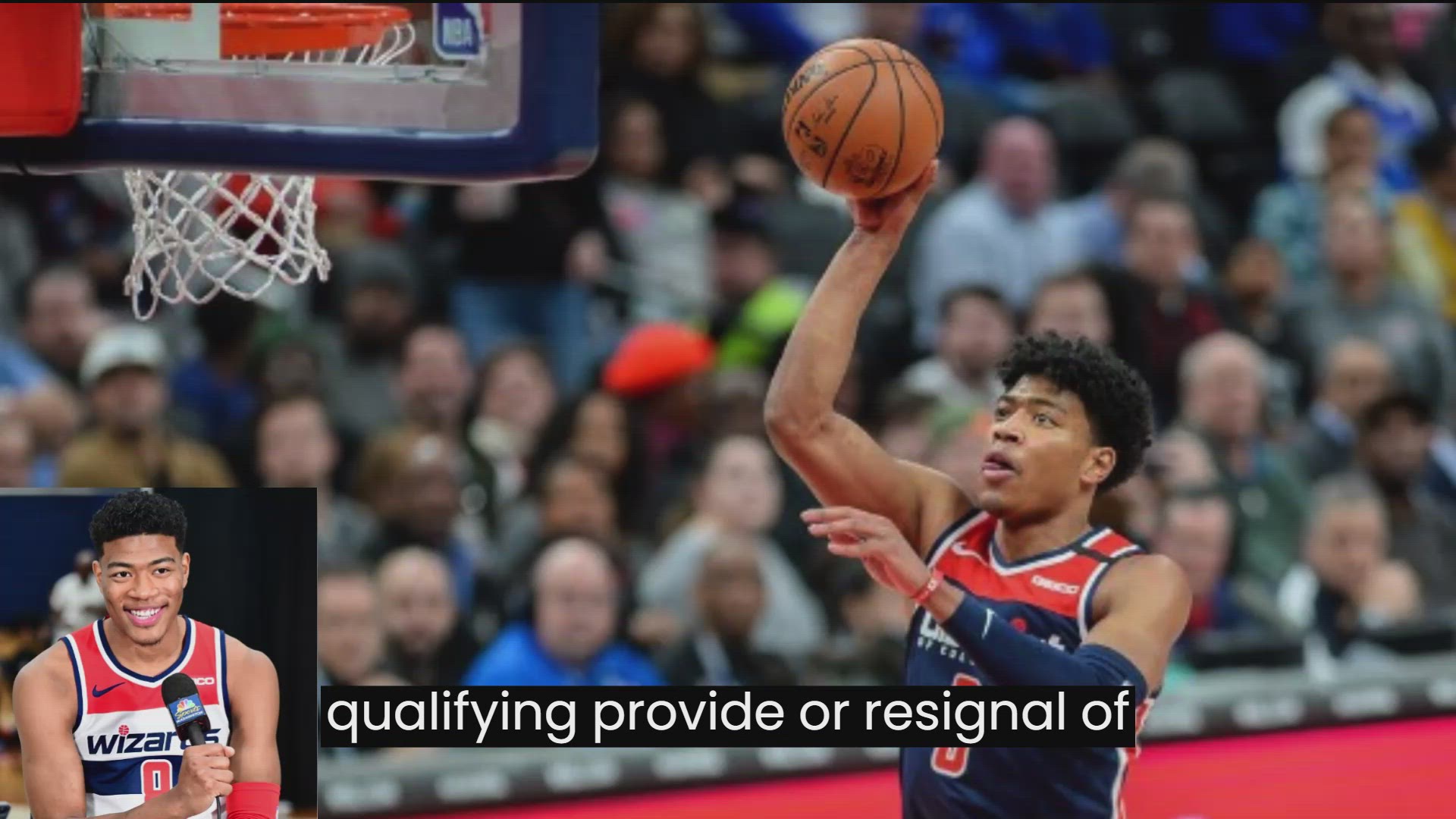 'Video thumbnail for Basketballer Rui Hachimura Stuggle'