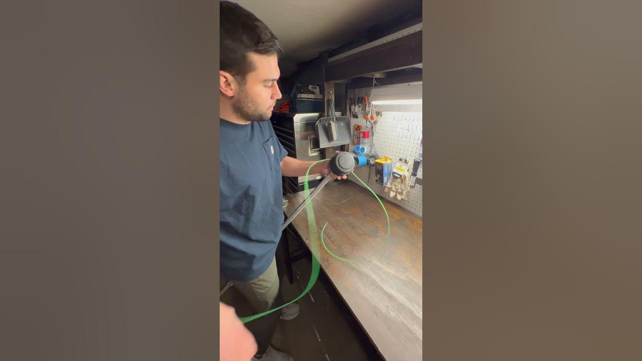 Video thumbnail for HOW TO: Restring Weed Eater FAST